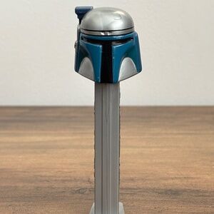 * Vintage Star Wars JANGO FETT Series 2 1999 Candy PEZ Dispenser Silver & Blue *